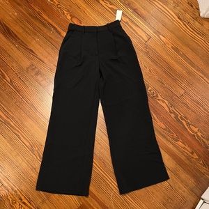 Premium Crepe Tailored Ultra Wide-Leg Pant